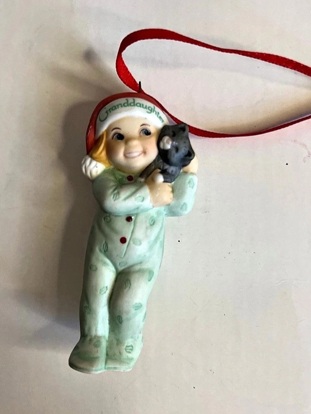 Hallmark 2000 Granddaughter Keepsake Ornament Vintage